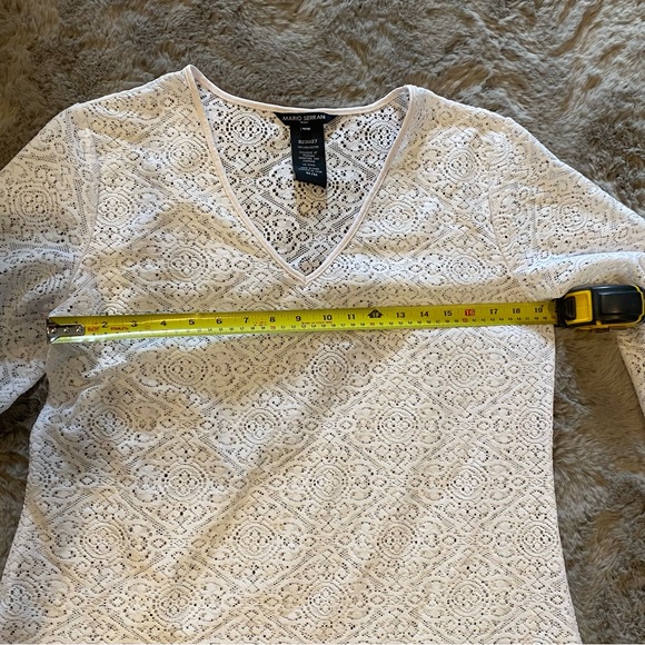 Beach coverup white size Med - Picture 3 of 7
